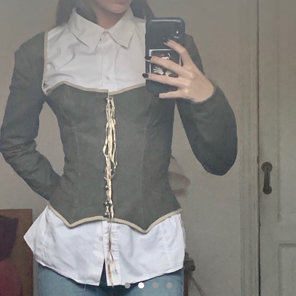 Dolce and Gabbana long sleeved corset size medium